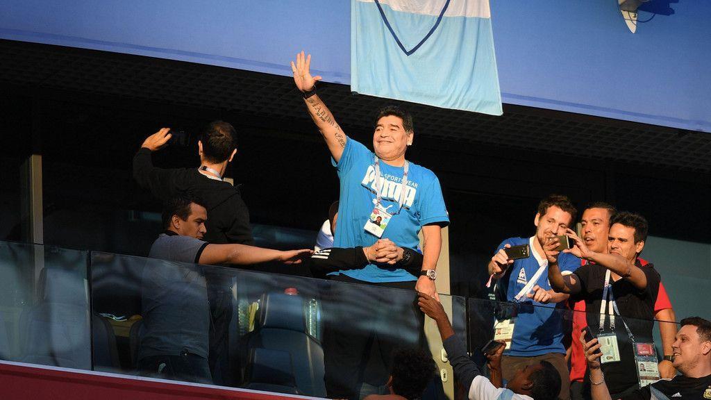 Maradona bei der WM 2018