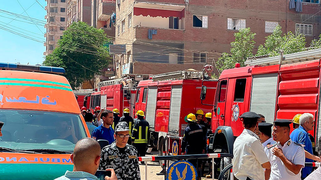 Kairo Ägypten Brand Kirche