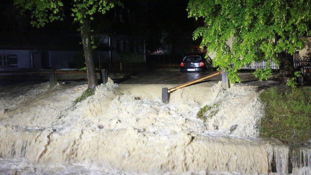 Hochwasser Lkr. Rosenheim