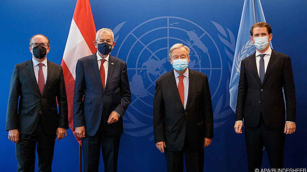 Österreichs Staatsspitze mit UNO-Generalsektretär Guterres in New York