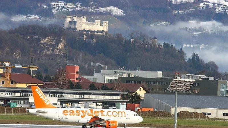 Anflug auf Salzburg