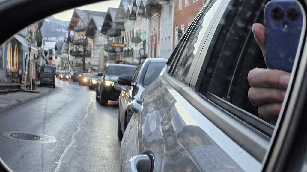 Stau in Golling