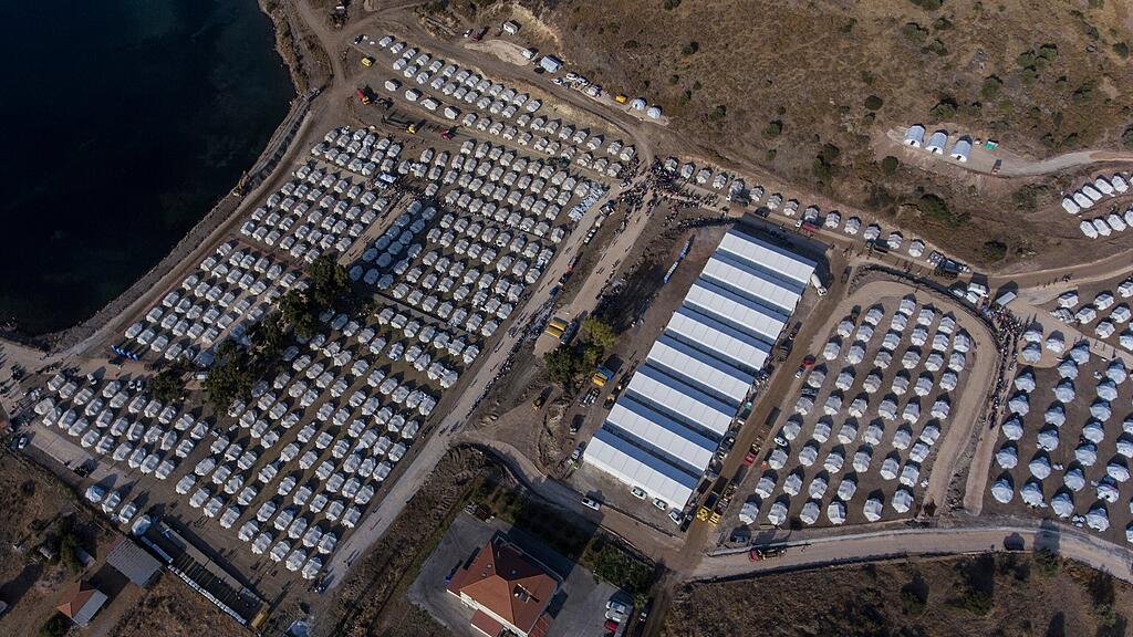 Lesbos, Fl\u00fcchtlinge, Moria