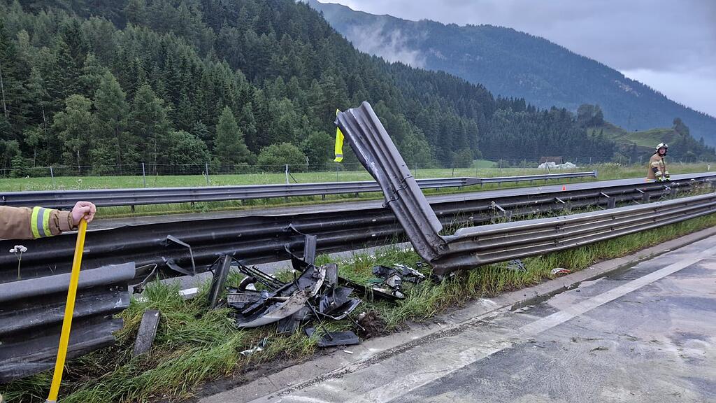 Unfall auf A10 in St. Michael im Lungau