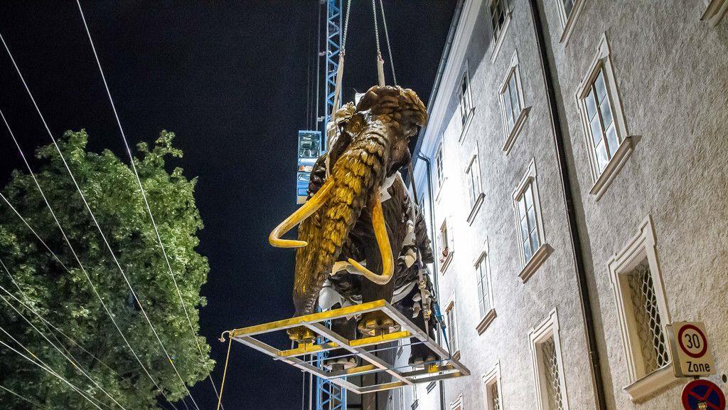 Mammut schwebt über Salzburg II