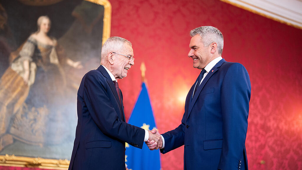 Nehammer mit Van der Bellen