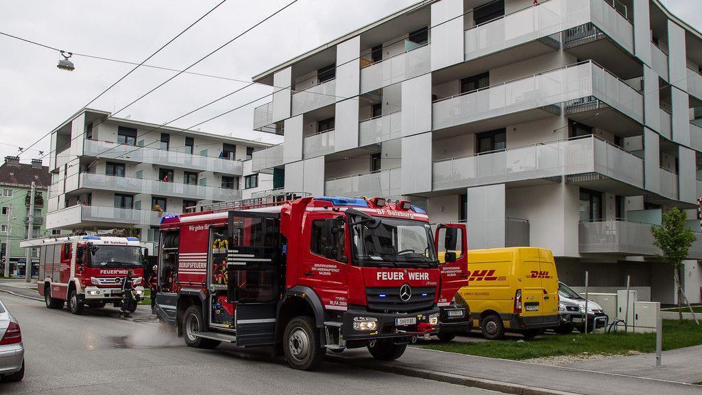 Feuerwehreinsatz in der Strubergasse