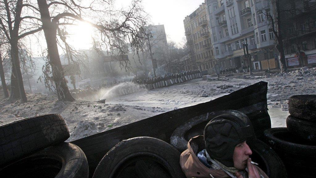 Machtkampf in der Ukraine: Proteste in Kiew