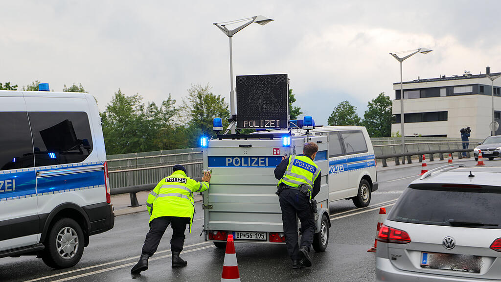 Grenzkontrollen an Grenze in Freilassing