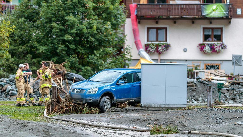Schwere Unwetter: Aufräumarbeiten im Glemmtal I