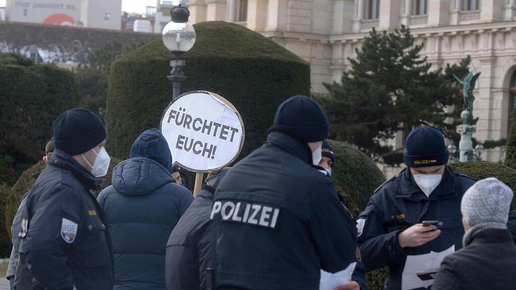 Corona-Demo in Wien