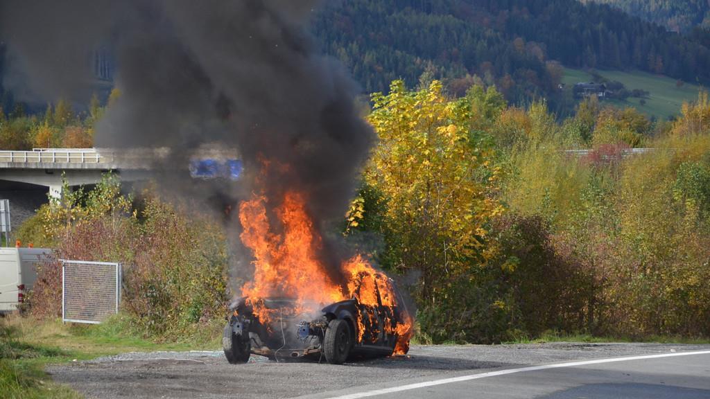Gefahrgutübung auf der Tauernautobahn I