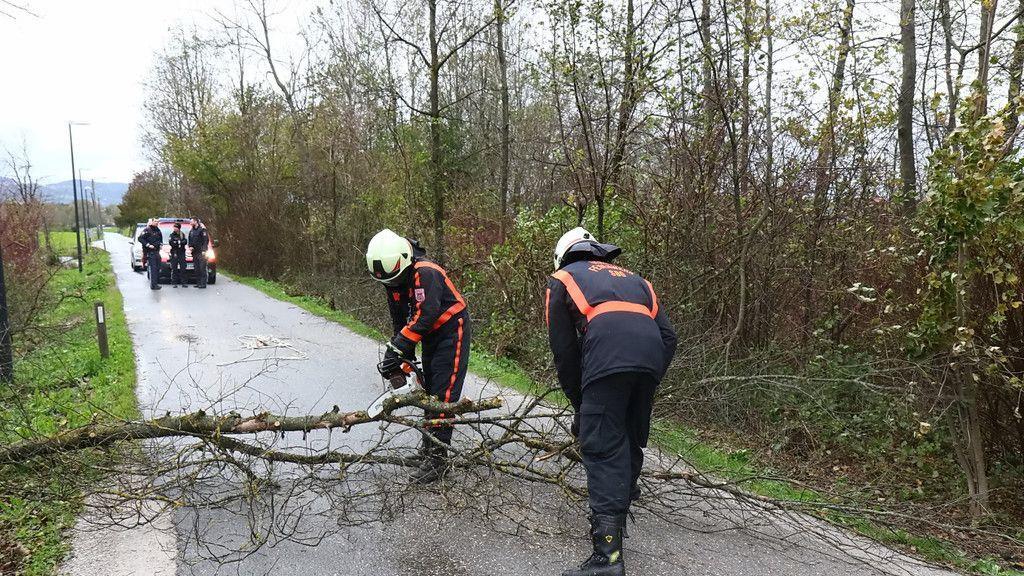 Sturmtief "Herwart" zieht über Salzburg hinweg I