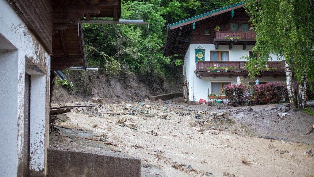 Murenabgänge im Pinzgau