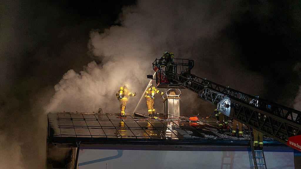 Großbrand in Annaberg-Lungötz