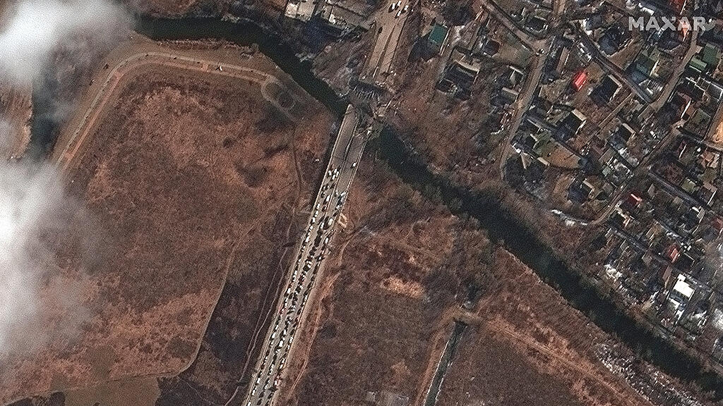 Ukraine-Krieg, Tag 16: Satellitenbilder
