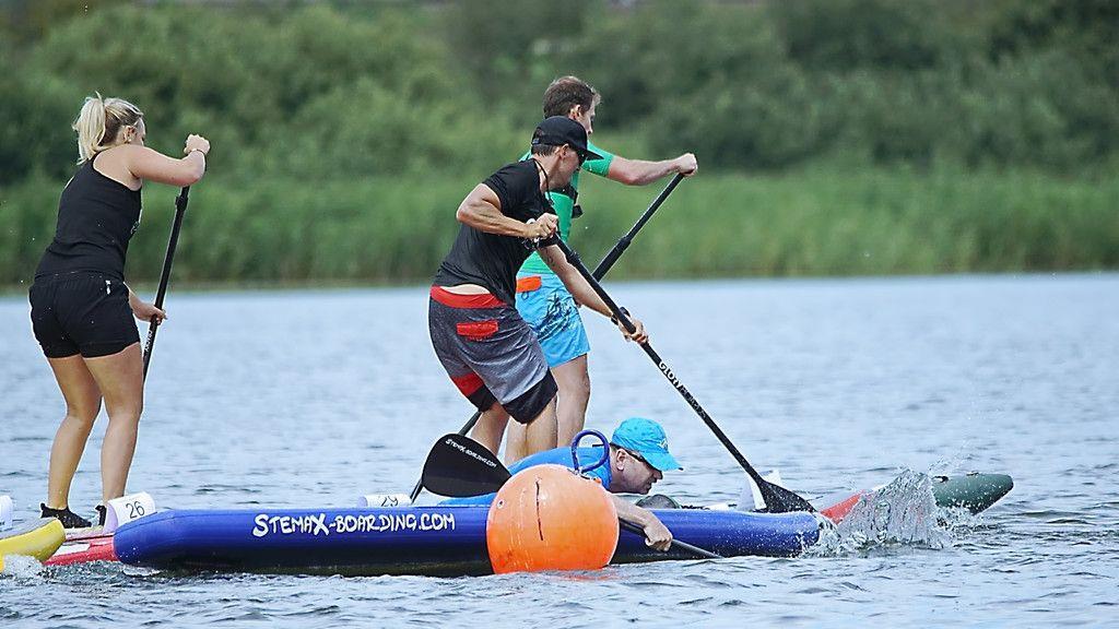 SUP-Rennen am Wallersee