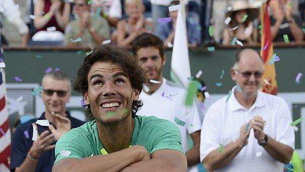 Nadal genoss minutenlangen Jubel um seine Person