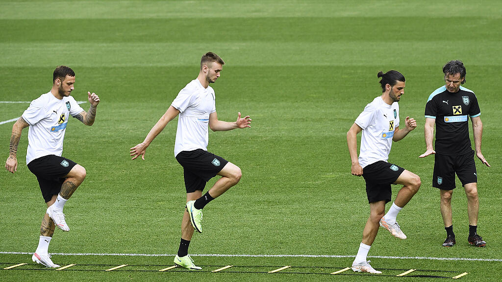 ÖFB-Training in Seefeld