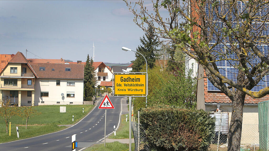 Gadheim bei Würzburg, Mittelpunkt der EU