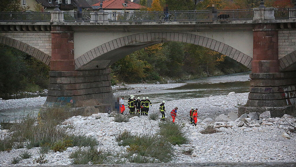 Bad Reichenhall, Saalach, Luitpoldbrücke