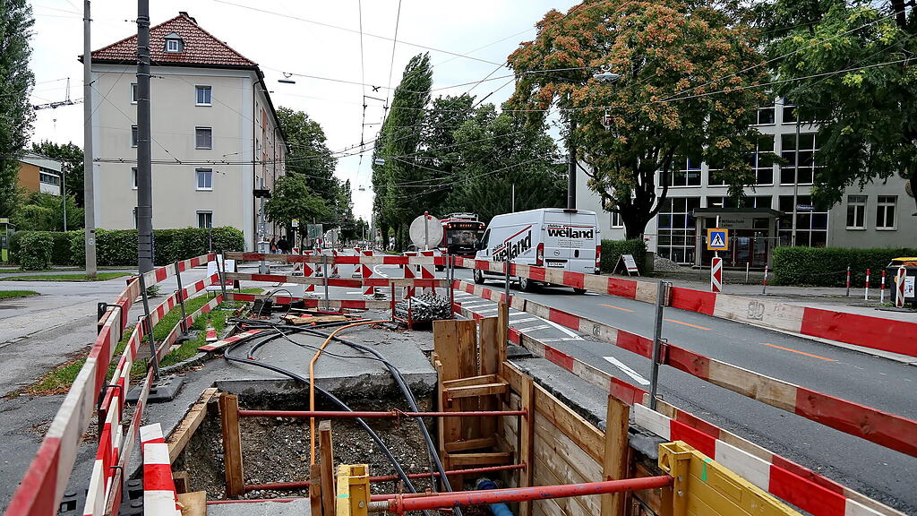 Straßensperren rund um Großbaustelle in Salzburg-Lehen