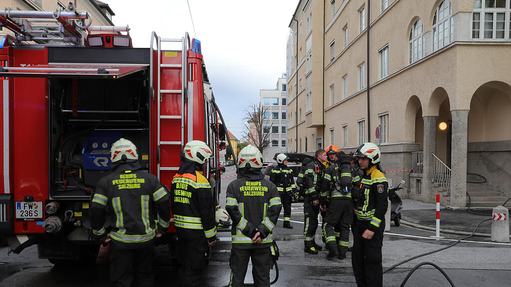 Zimmerbrand in Salzburger Plainstraße