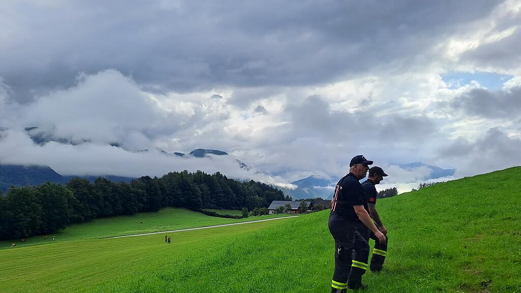 Suchaktion auf der Katrin in Bad Ischl
