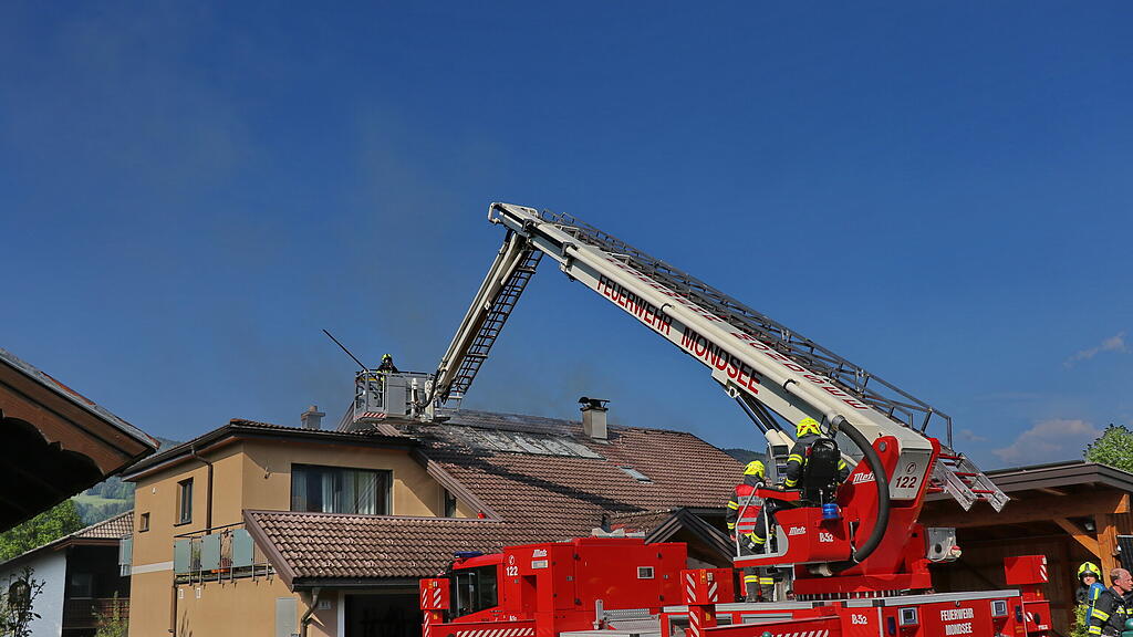 Dachstuhlbrand in St. Lorenz