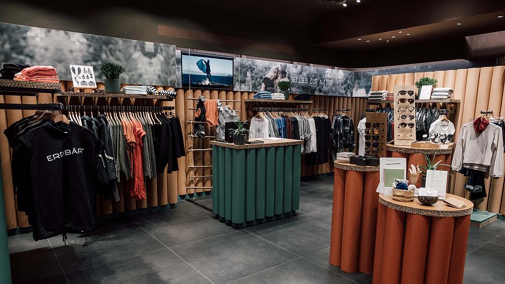 Das neue "Organic Warehouse" im Europark ist komplett abbaubar.