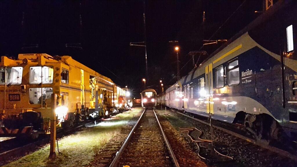 Der Bahnhof wurde nach dem Unfall gesperrt.