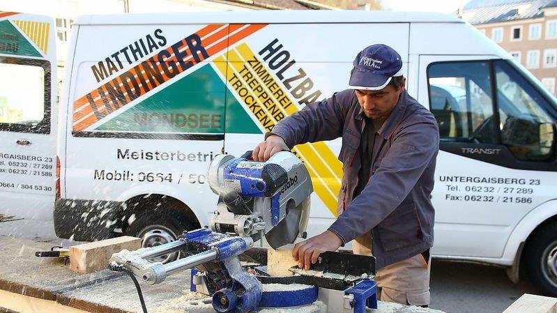 Natureis wird aufgebaut