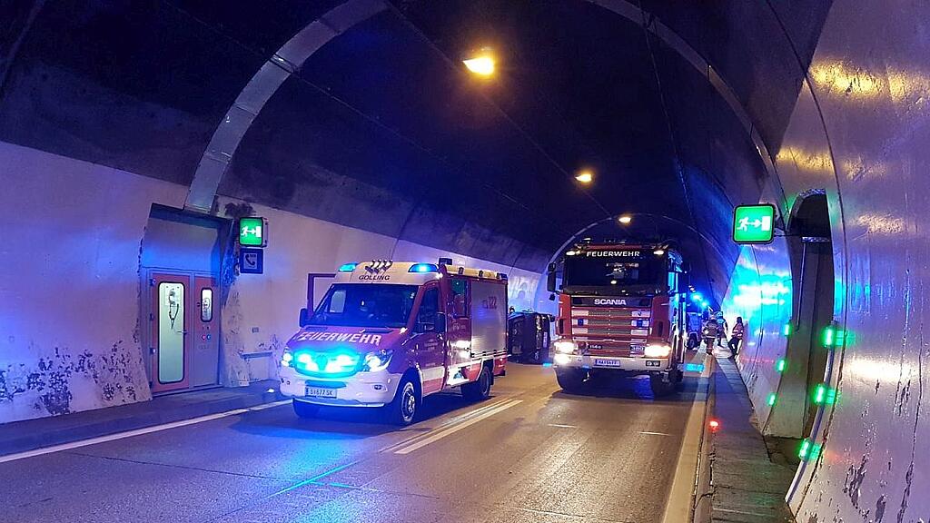 Unfall im Hiefler Tunnel