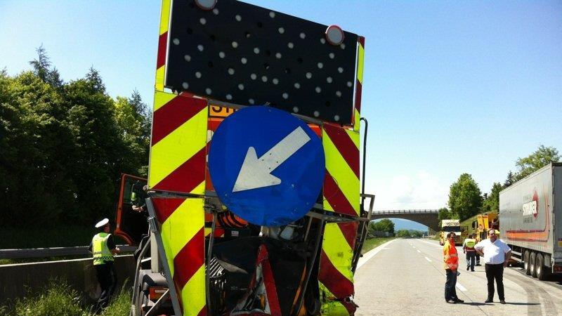 Lkw-Crash auf A1