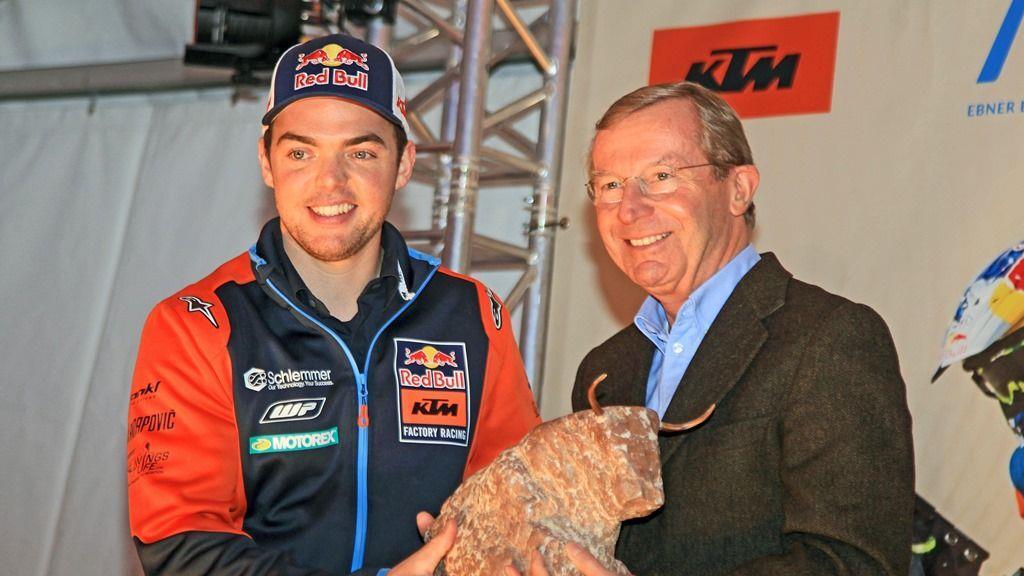 Dakar-Champion Matthias Walkner wird in Kuchl gefeiert I
