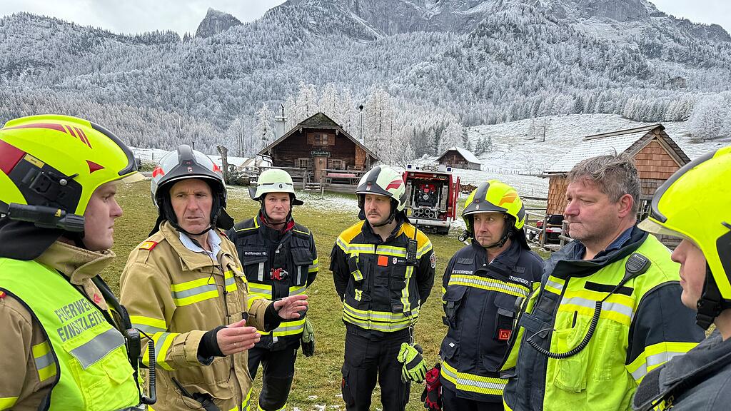 Buchbergalm in St. Gilgen abgebrannt