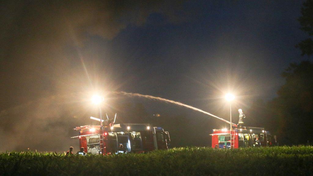 Brand in Müllentsorgungsfirma in St. Pantaleon I