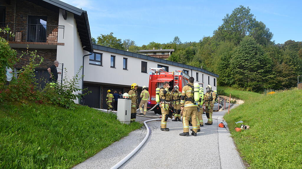 Zimmerbrand in Bad Dürrnberg