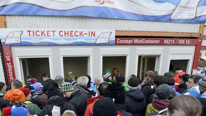 Fanstimmung in Schladming