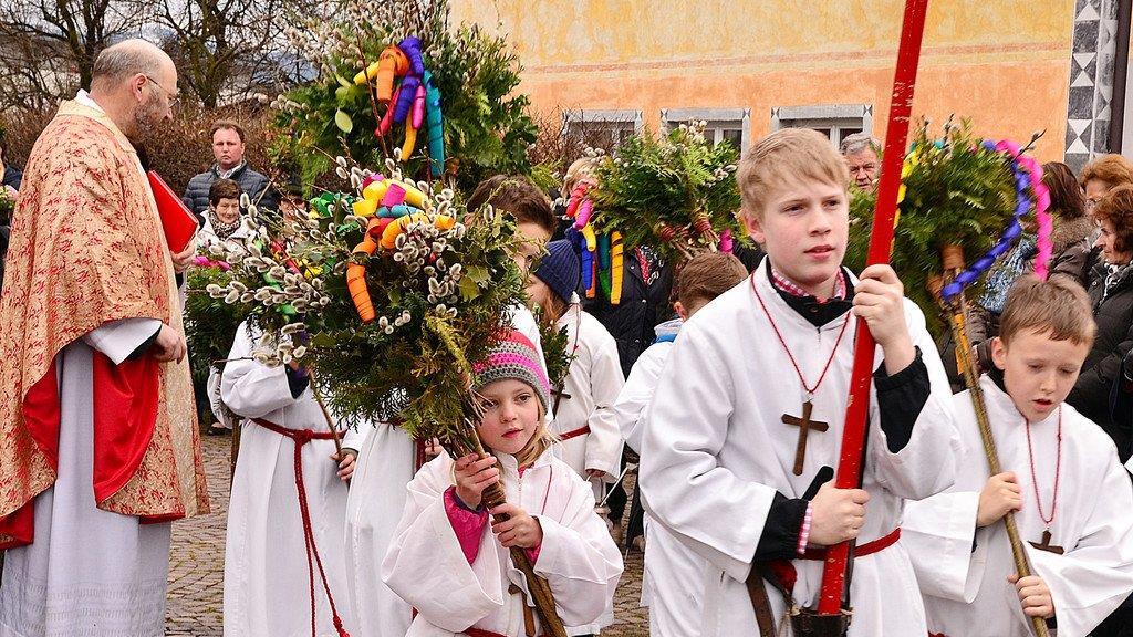 Palmweihe in Grödig