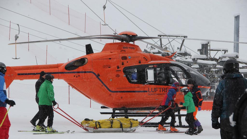 Skiunfall am Götschen