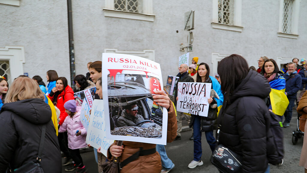 solidaritätsmarsch ukraine-krieg
