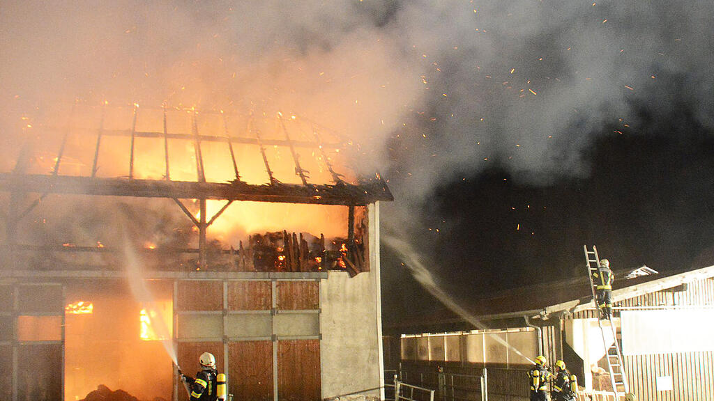 Brand Bauernhof Sonnberg im Mühlkreis