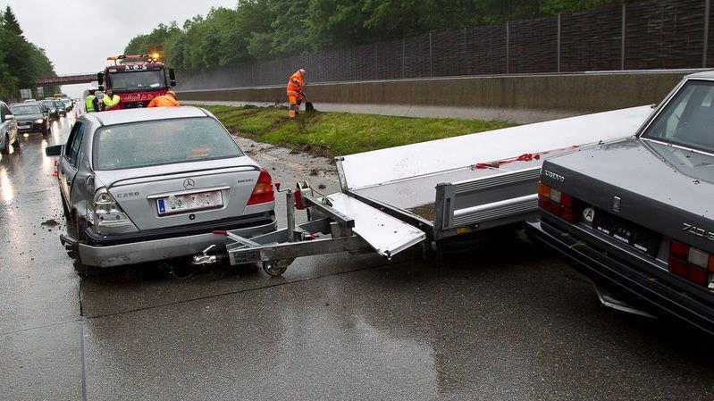 Crash auf A1 bei Thalgau
