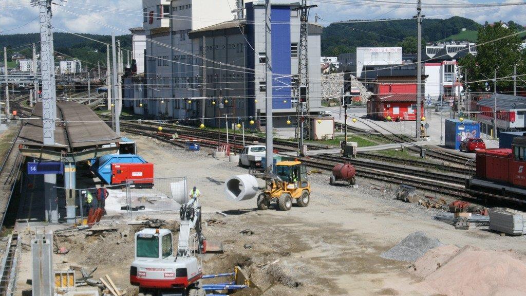 Bilder der Baustelle