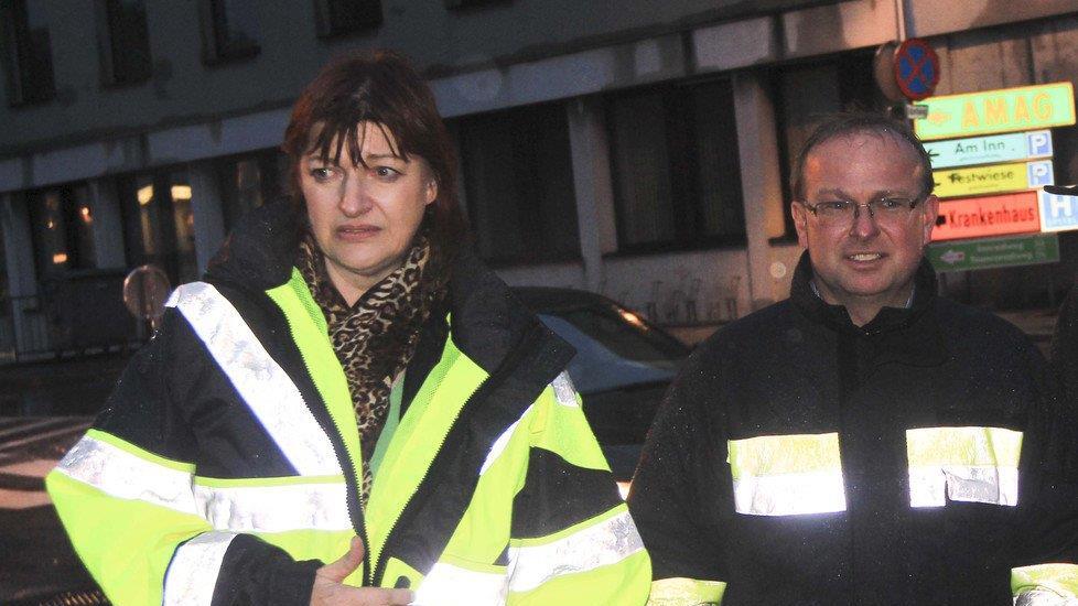 Innbrücke in Braunau gesperrt
