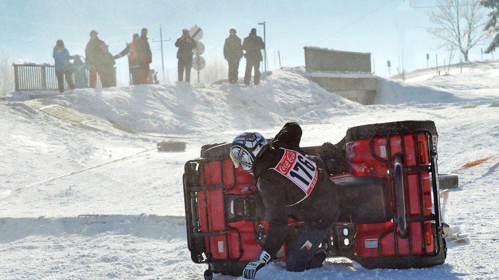 Wintermotocross in Gosau