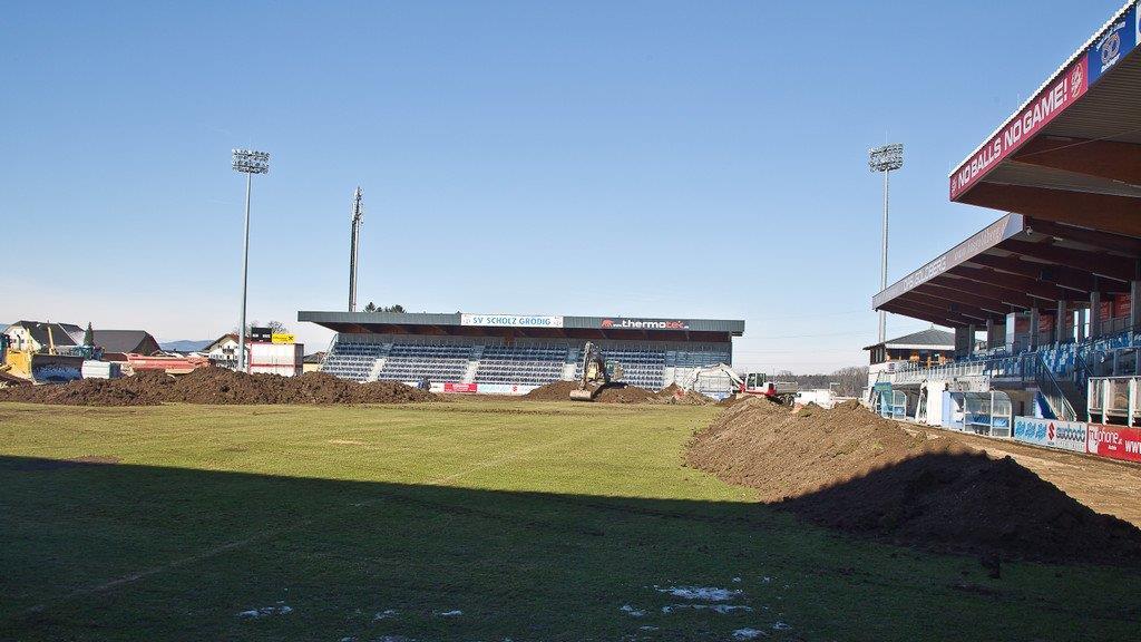 SV Grödig: Rasenheizung wird im DAS.GOLDBERG Stadion eingebaut