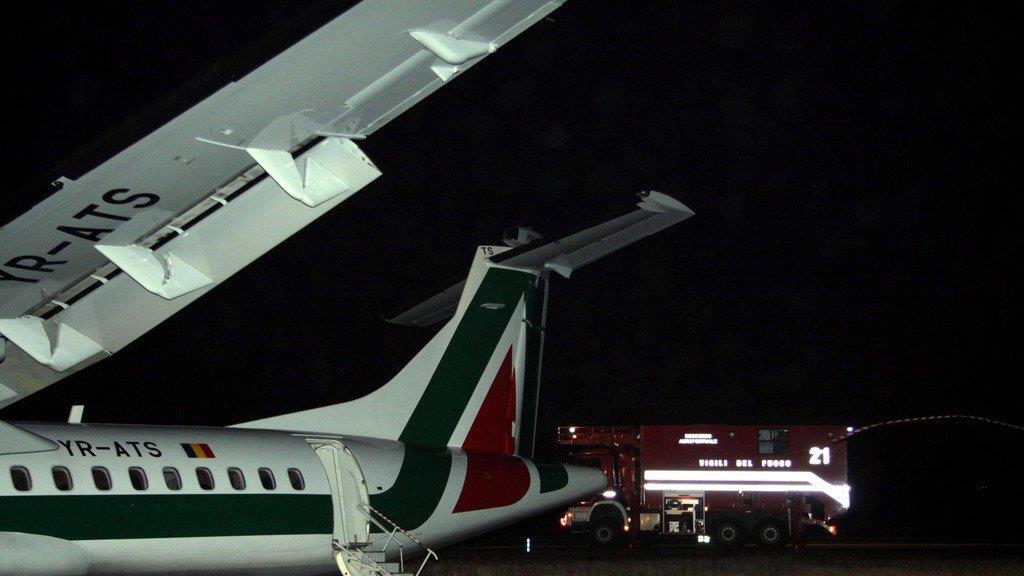 Carpatair-Bruchlandung in Rom