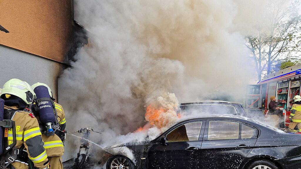 Fahrzeugbrand in Bergheim